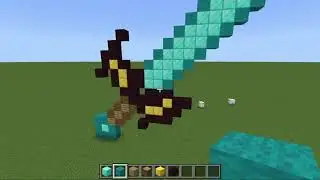 Why does my diamond sword have a Helmet? (Minecraft)