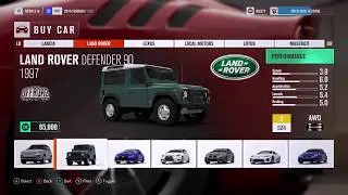 Forza Horizon 3 Full Car List Including VIP And All Star