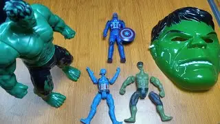 MERAKIT MAINAN !!! HULK,CAPTAIN AMERICA