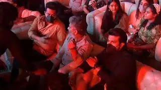 NTR ,Ram Charan & Rajamouli Grand Entry @ RRR Pre-Release Event | IndiaGlitz Telugu