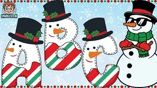ABC Song With Snowman | Winter Alphabet Song | Kids Learning and educational Video