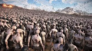 Full Auto WW2 Sherman Tank Vs 2.3 Million Zombies Outbreak | Ultimate Epic Battle Simulator 2 UEBS 2