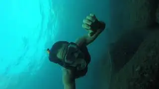 FREEDIVING MONOFIN - Pt. 1 Posillipo Naples Gopro Underwater Swimming