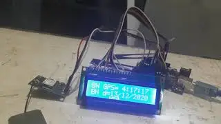 GPS clock lcd 16x2 arduino
