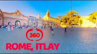 Rome, Italy  VR 360 travel video.  Рим, Италия.