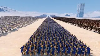 GOLDEN KNIGHTS STUCK BETWEEN MINOTAURS AND WEREWOLVES - UEBS MODS - Ultimate Epic Battle Simulator