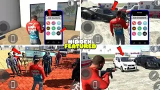 Hidden Features Of New Update In Indian Bikes Driving 3d | Car Coustom+NPC Coustom Feature Cheats