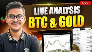 LIVE XAUUSD Gold & BTC Bitcoin Analysis | KRISH GUMBER LIVE STREAM | JANUARY 27 | DAY 73