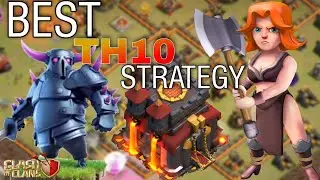 BEST TH10 ATTACK STRATEGY | PEKKA & VALKYRIE & WIZARD | destroy any th10 base