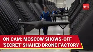 Moscow's 2,000 Drones To Hit Ukraine? Kremlin Drops Visuals Of Giant 'Shahed Drones' Plant