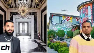 Drake's House VS Chris Brown's House