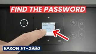 Epson ET-2980 : How to Find the Wifi Password