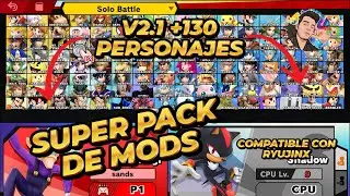 &iexcl;Super Pack De MODS v2.1 Para Smash Ultimate 13.0.4 Con +130 Personajes Y Soporte Para RYUJINX!