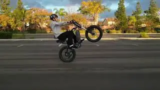 Good view for wheelies #ridstar #ebike #surron #wheelie #bikelife #foryou