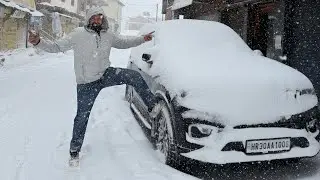 Scorpio N Stuck in Snow Storm | 23 jan 2026 | Kufri weather 