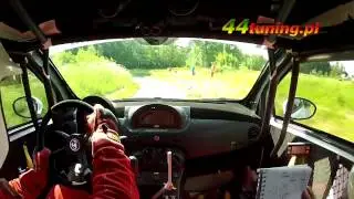 29 Rajd Karkonoski RPP 2014 onboard OS6 Gaj&oacute;wka Abarth 500 R3T Halicki Tkacz 44tuning Rally Team