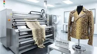 Inside a High-Tech Python Leather Factory: The Incredible Process of Making $20,000 Designer Jackets