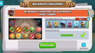Advanced Challenge: Dr. Monkey&rsquo;s Creation TUTORIAL (9/13/23) BTD6