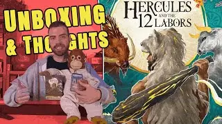 Hercules and the 12 Labors | Unboxing & Thoughts w/ Johnny | Dice Placement Boss Battler