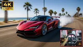 Forza Horizon 5 | Italdesign Zerouno 2018 DRIFT Gameplay | Logitech G29 POV
