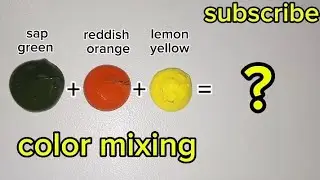 Tutorial color mixing video  slime mixing  nice color video  aesthetic color video  satisfying video