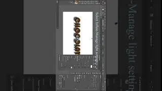How To make 3D Real Chocolate Text Effect I Ai Make