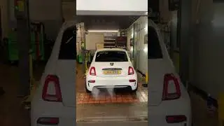 595 ABARTH- rev limiter exhaust sounds! #exhaust #pops #bangs #sounds #performance #abarth #cars