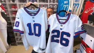 New York Giants NFL Jersey Nike Elite vs Nike Limited Sizing
