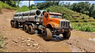Can an RC Trailer Truck Haul a Transformer Through a Flood?...