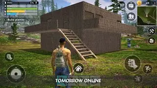 TOMORROW ONLINE SURVIVAL RPG GAMEPLAY (Android, iOS) House Building 