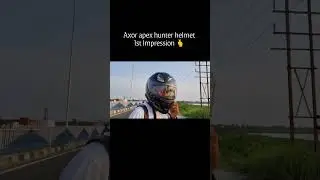 Axor apex hunter helmet 1st Impression 🫰#axor #helmet #bikeride #bikerlife