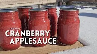 Making a Flavored Applesauce | Canned Cranberry Applesauce Recipe