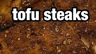 Tofu Steaks Oil-Free Vegan Plant-Based Low-Fat