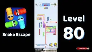Snake Escape Level 80 Walkthrough 🐍 | Calm Puzzle Escape Game | SolutionGuruji