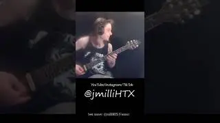Super fast metal guitar shred - improv jam - schecter c1 classic - @jmilliHTX always fresh mane