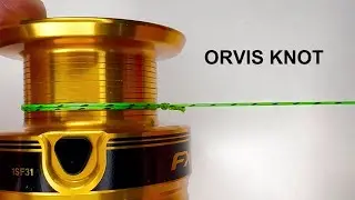 How to Tie the Orvis Knot to a Spool | Fishing Knot