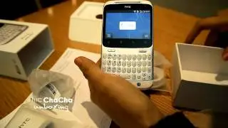 HTC chacha white unboxing