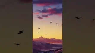 Golden Hour Mountain Majesty ✨