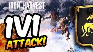 Iron Harvest | Multiplayer 1v1 Rematch | Border River Map (Saxony) | Iron Harvest Gameplay