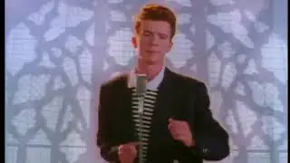 Never Gonna Give You Up But Everytime He Says The Word Never It Gets Lower Pitched