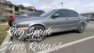 2003 Jaguar X-Type DIY Stereo Removal
