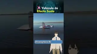 🛩️ #Vehiculo de #EfectoSuelo #Ekranoplano RC #RadioControl