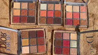 New Dior Backstage Eyeshadow Palette 003 Warm Essentials swatches / Do you have it already?
