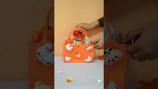 Reusable lightweight foldable big gift felt gift bags for kids birthday gift women stylish felt tra