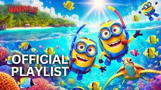 Relaxing Minions in Hawaii music 🌺 Hawaiian Minions background for sleep, study, or a minion party 🌴