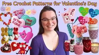 The BEST gifts to crochet for Valentine's or Galentine's Day