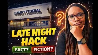 NAVY FED LATE NIGHT CREDIT HACK --FACT OR FICTION? (Reaction) #navyfed