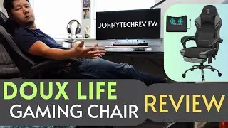 Douxlife Ultimate Fabric Gaming Chair Review &ndash; Massage, Footrest & Ergonomic Comfort for Work & Play
