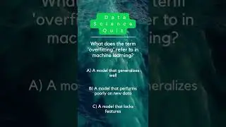 4 Data Science Quiz  #testyourknowledge #ai #aiml