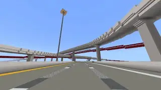 Minecraft - Freeway Construction - Ep 13 - Massive Interchange - Part 2 (Timelapse)